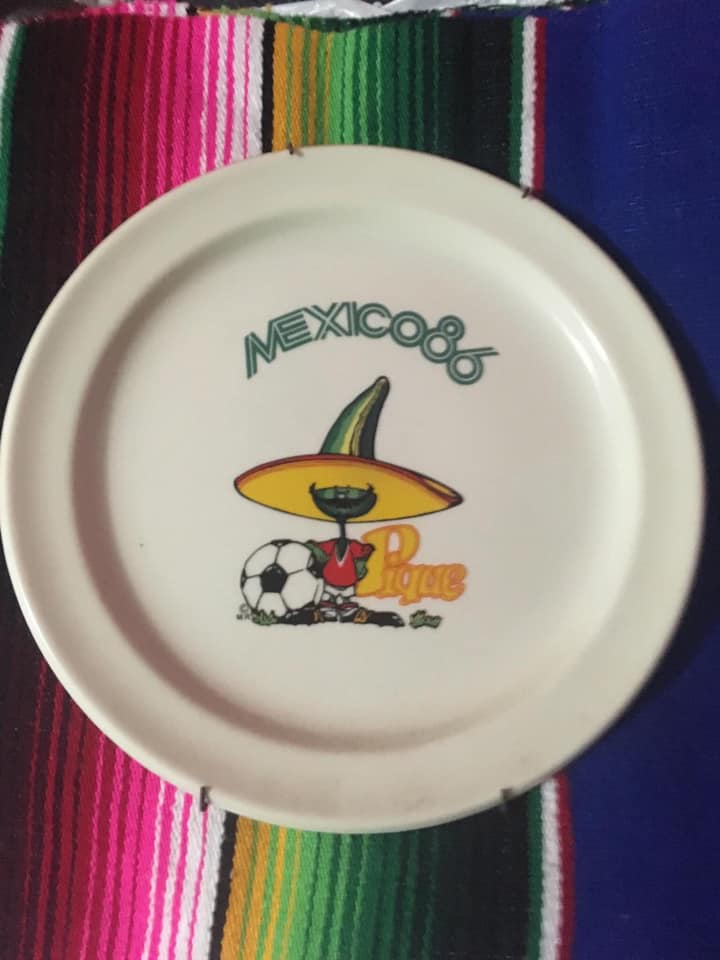 Chapeau Souvenir Coupe Du Monde Mexique 1986 - Mascotte Officielle - Vintage Made In 1984