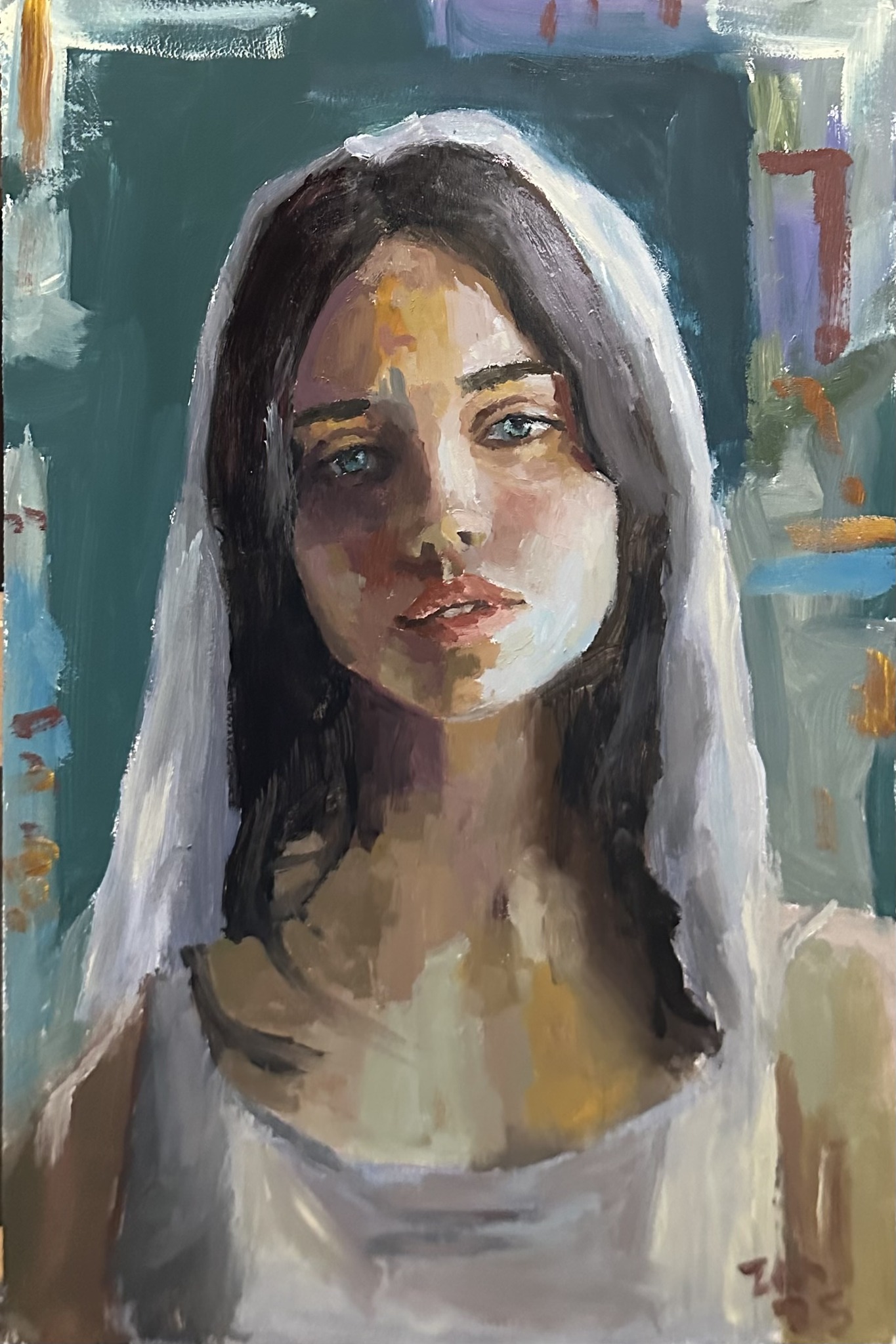 8x12 inch oil on board