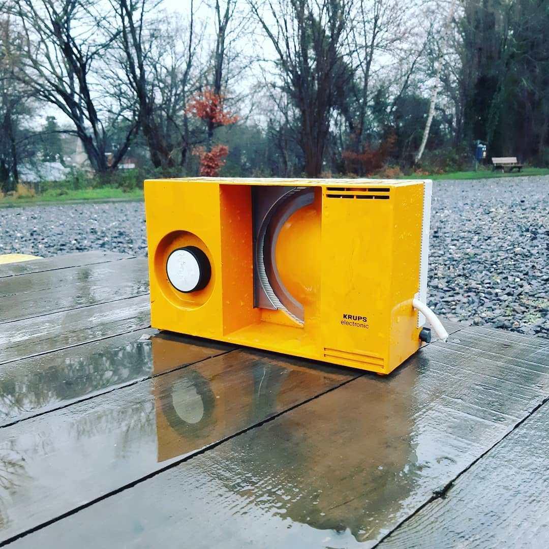 Legendäres Design Krups Type 217A - Elektrische Brotschneidemaschine