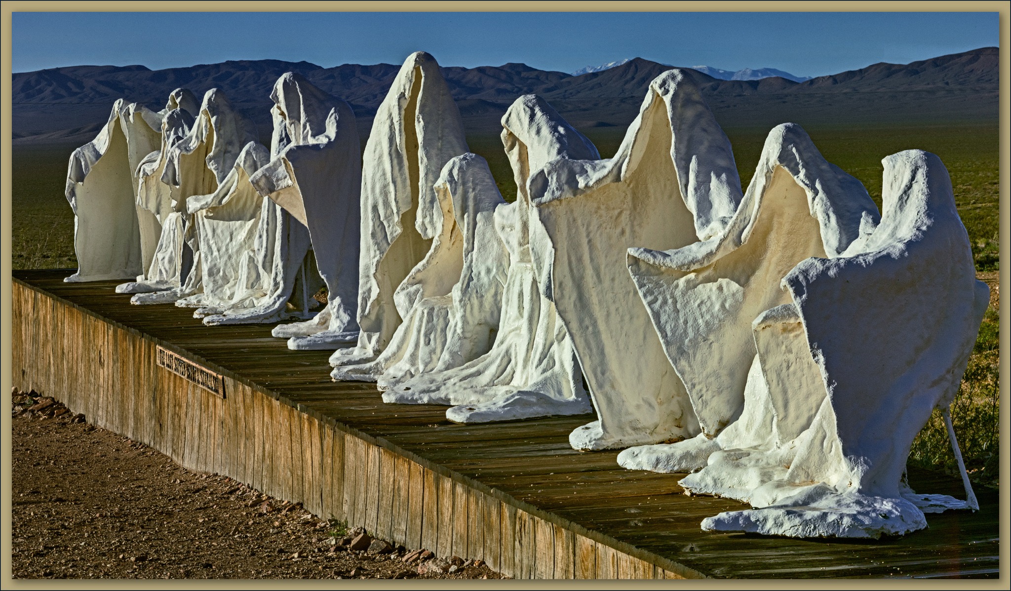 Goldwell Open Air Museum's 'The Last Supper' sculpture
