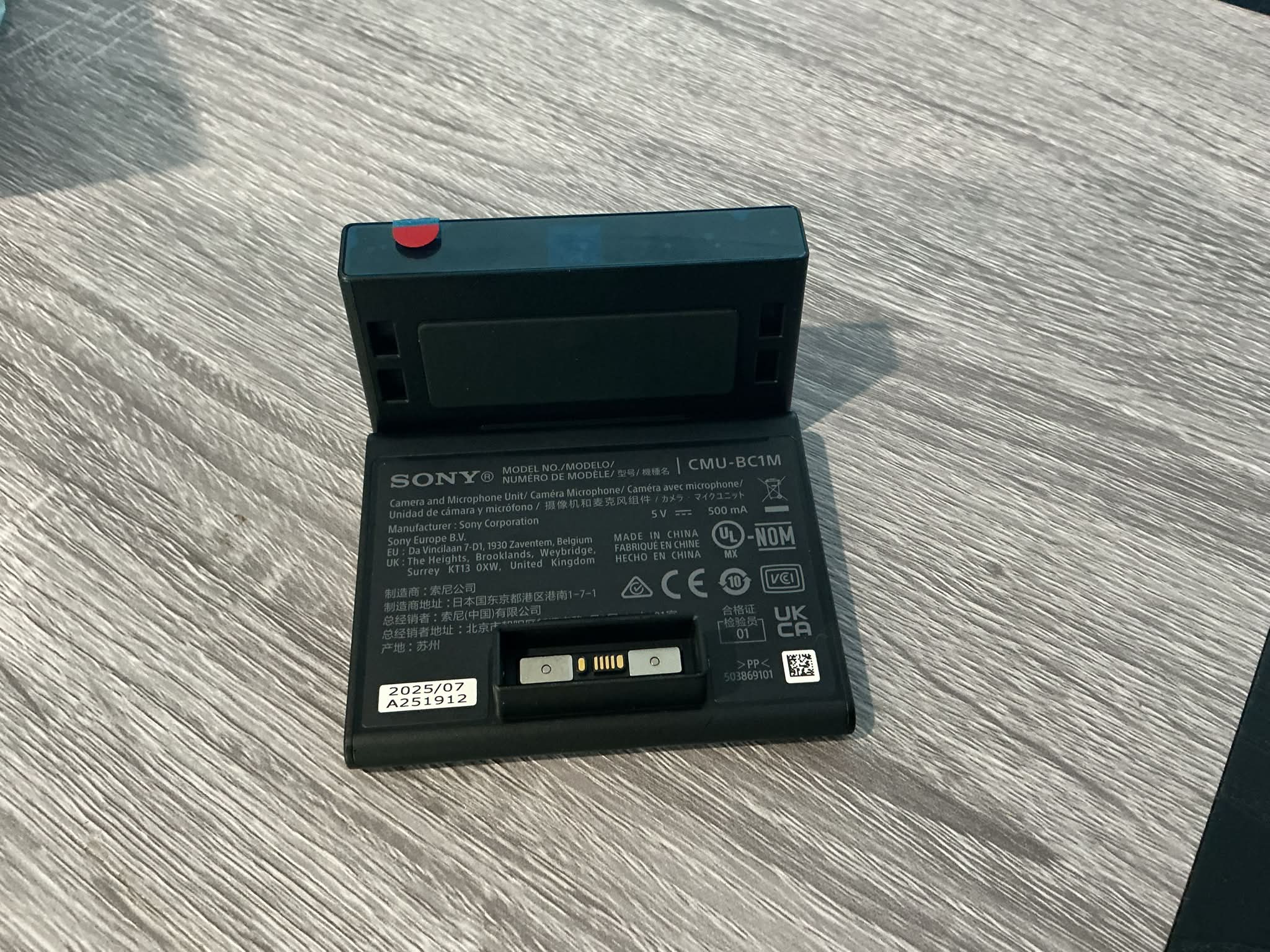 How to install Sony CMU-BC1M camera and microphone unit on 77