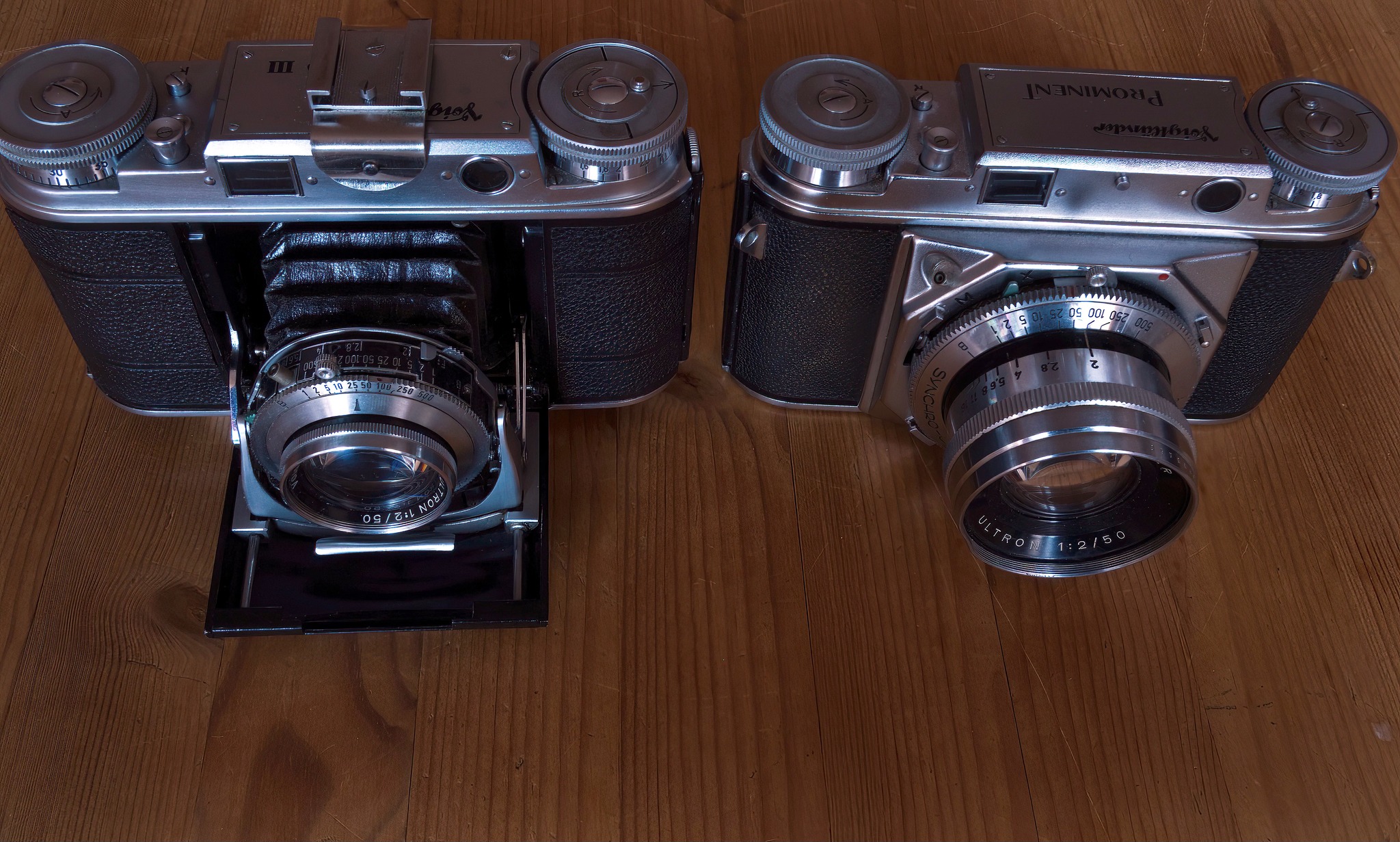 Voigtlander Prominent II rangefinder camera with Ultron 50mm lens