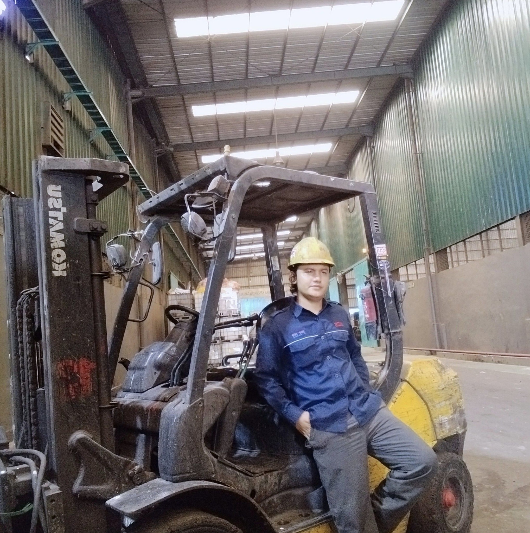 When unloading the small dump truck, don't forget to prioritize safety👷 ...