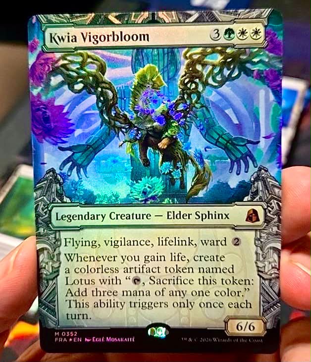 Foil Kwia Vigorbloom Legendary Creature from Magic: The Gathering Pack