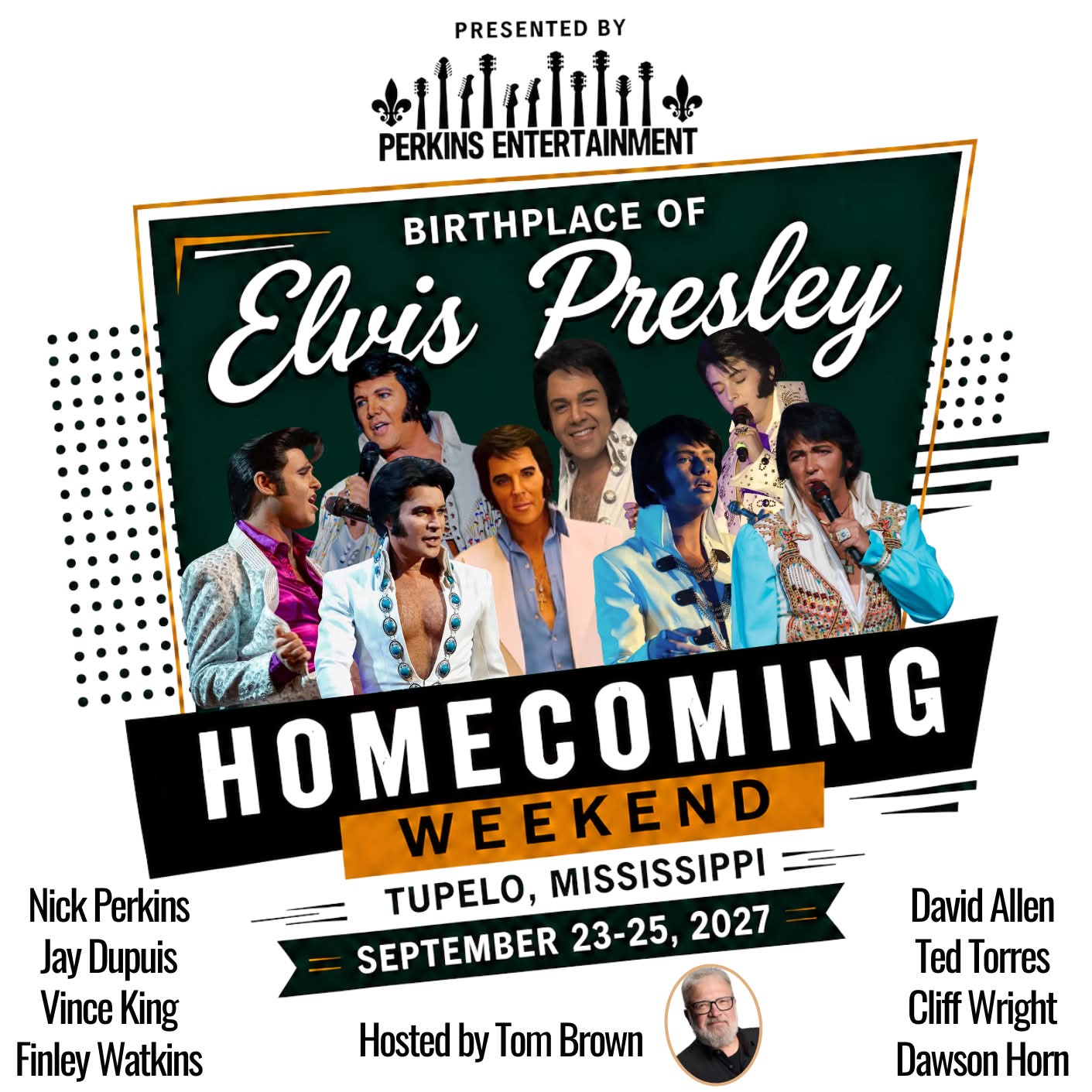 Elvis Presley homecoming weekend in Tupelo September 2027
