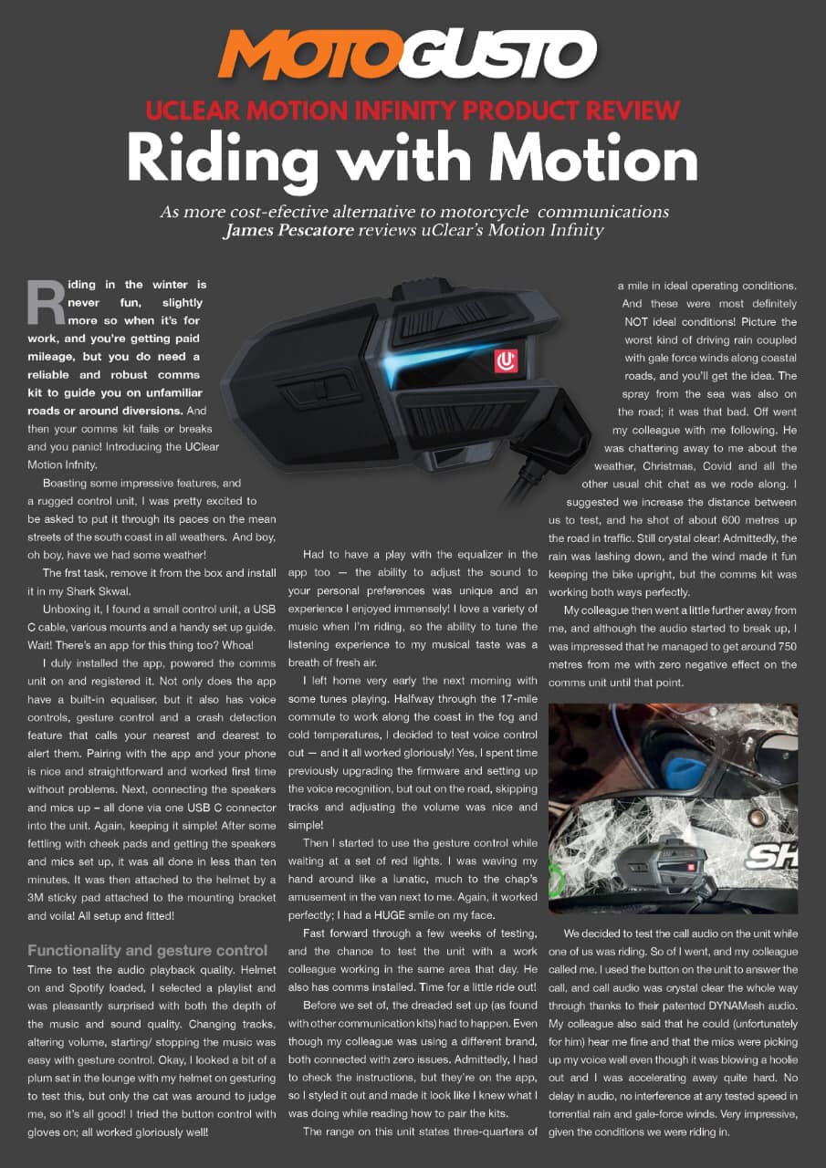Uclear motion infinity review by... - UClear Singapore | Facebook
