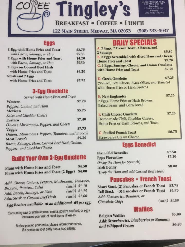 Tingley's | Medway MA