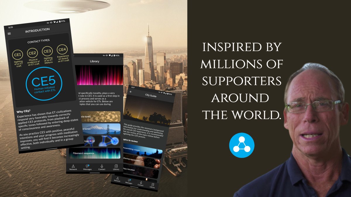 Dr. Steven Greer - The App is available for download! 📱 CE5 Contact ...