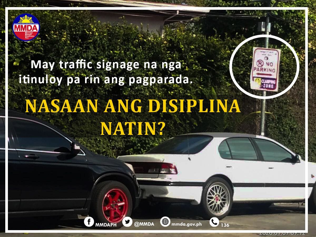 MMDA - [Admin PIO] Mga traffic signs sa paligid, sinusunod... | Facebook