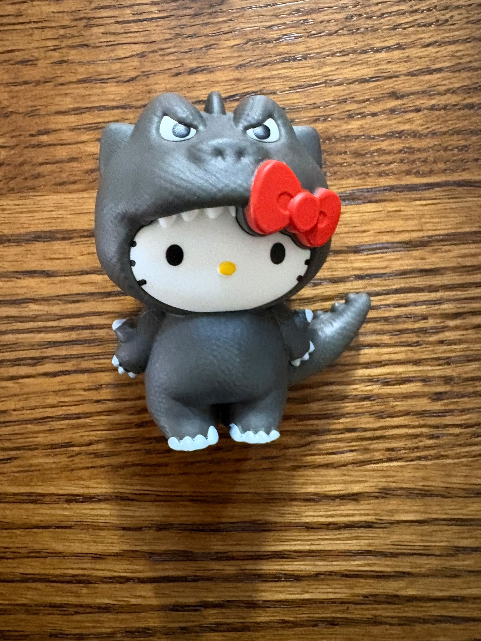 Trading Chococat Mecha Godzilla for Pompompurin Gigan McDonald's toy