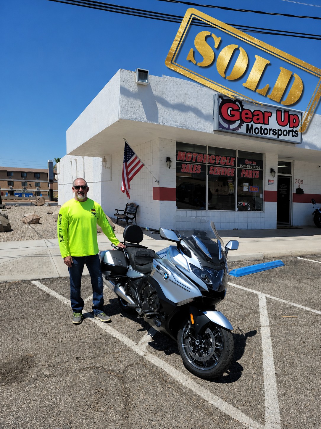 Gear Up Motorsports sells silver BMW motorcycle | Lake Havasu City, AZ