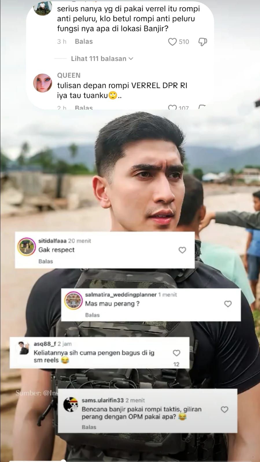 Umi - Sempat Disangka Rompi Balistik, Verrel Bramasta Tidak Ada Pel4t ...