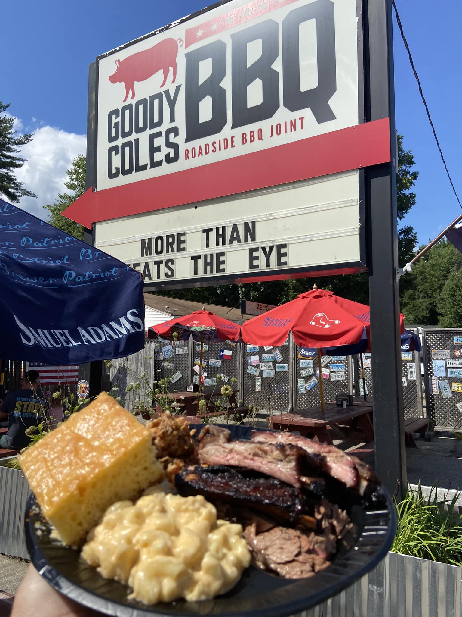 Barbecue at Goody Cole's in Brentwood, NH