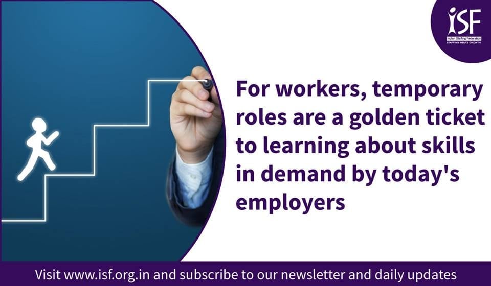 For workers, temporary roles... - Indian Staffing Federation | Facebook