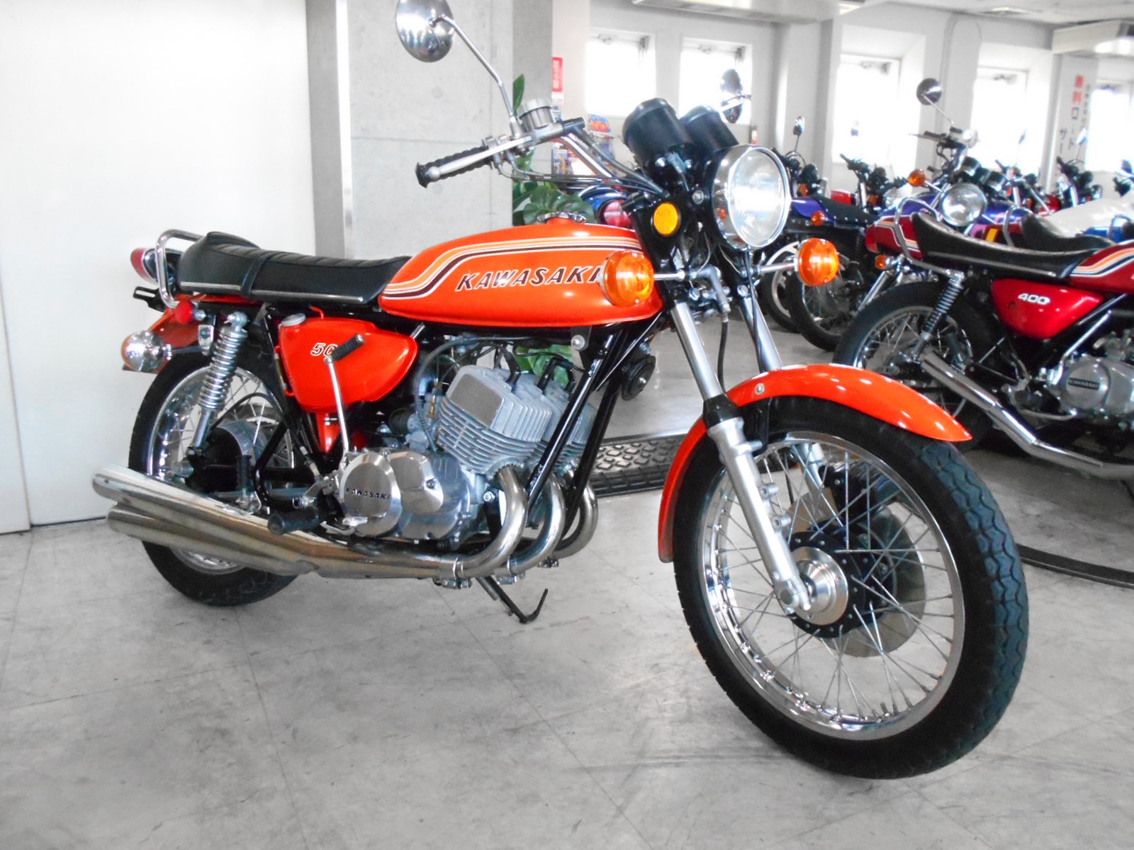 株式会社 ウエマツ - 1972 KAWASAKI 500SS MACHⅢ H1B オレンジ