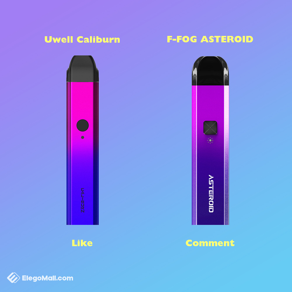 uwell caliburn iris purple The D is the best companion all around! Let's learn about it! ✓5 different output modes ✓Top-filling system ✓Support dual ignition ways Adding new experiences and more enjoyment to users Flavour & Strength:5 Packs 20mg Creamy Tobacco UTV HQD Cuvie X Vape