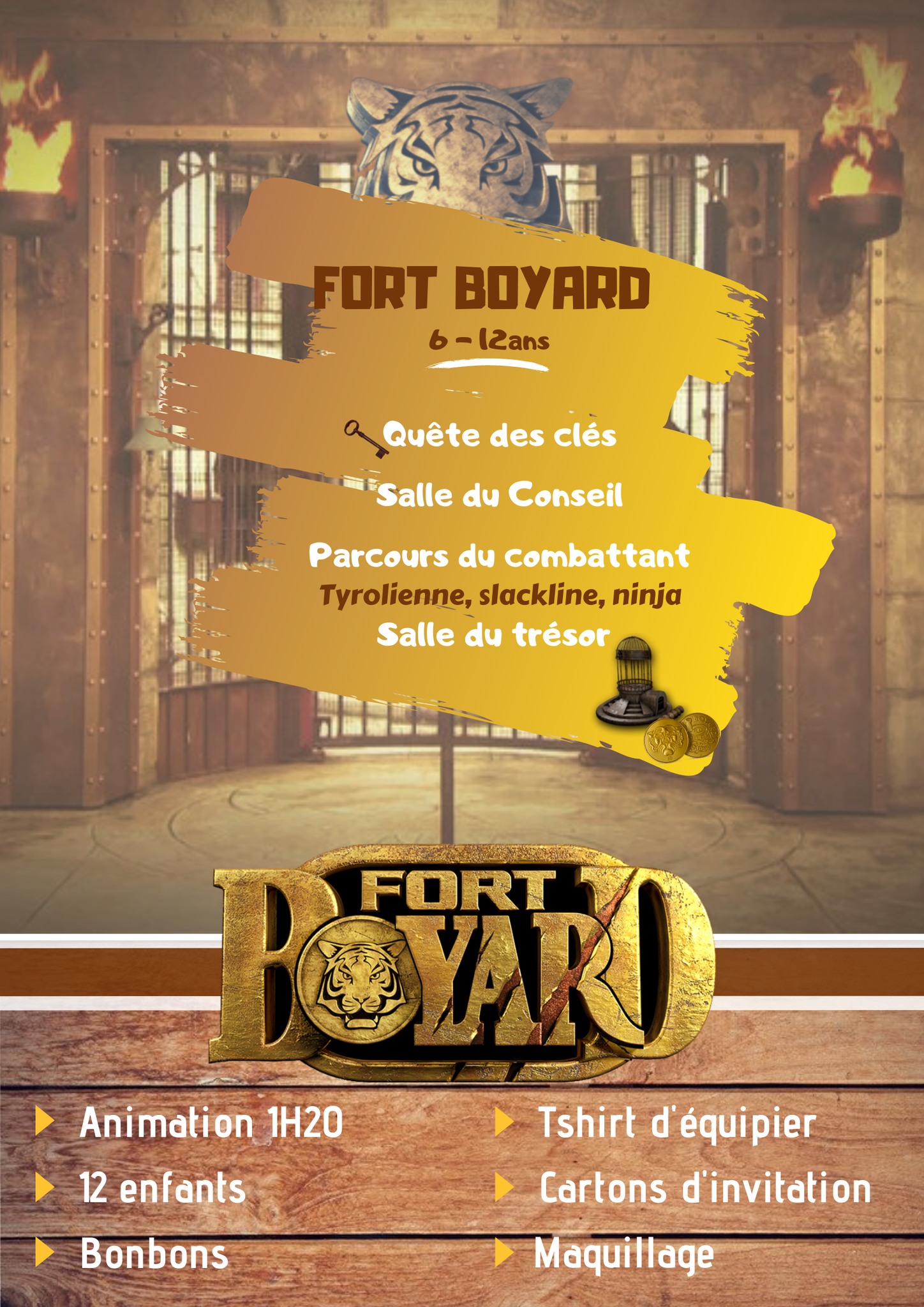 Carte Invitation Invitation Anniversaire Fort Boyard A Imprimer Gratuit