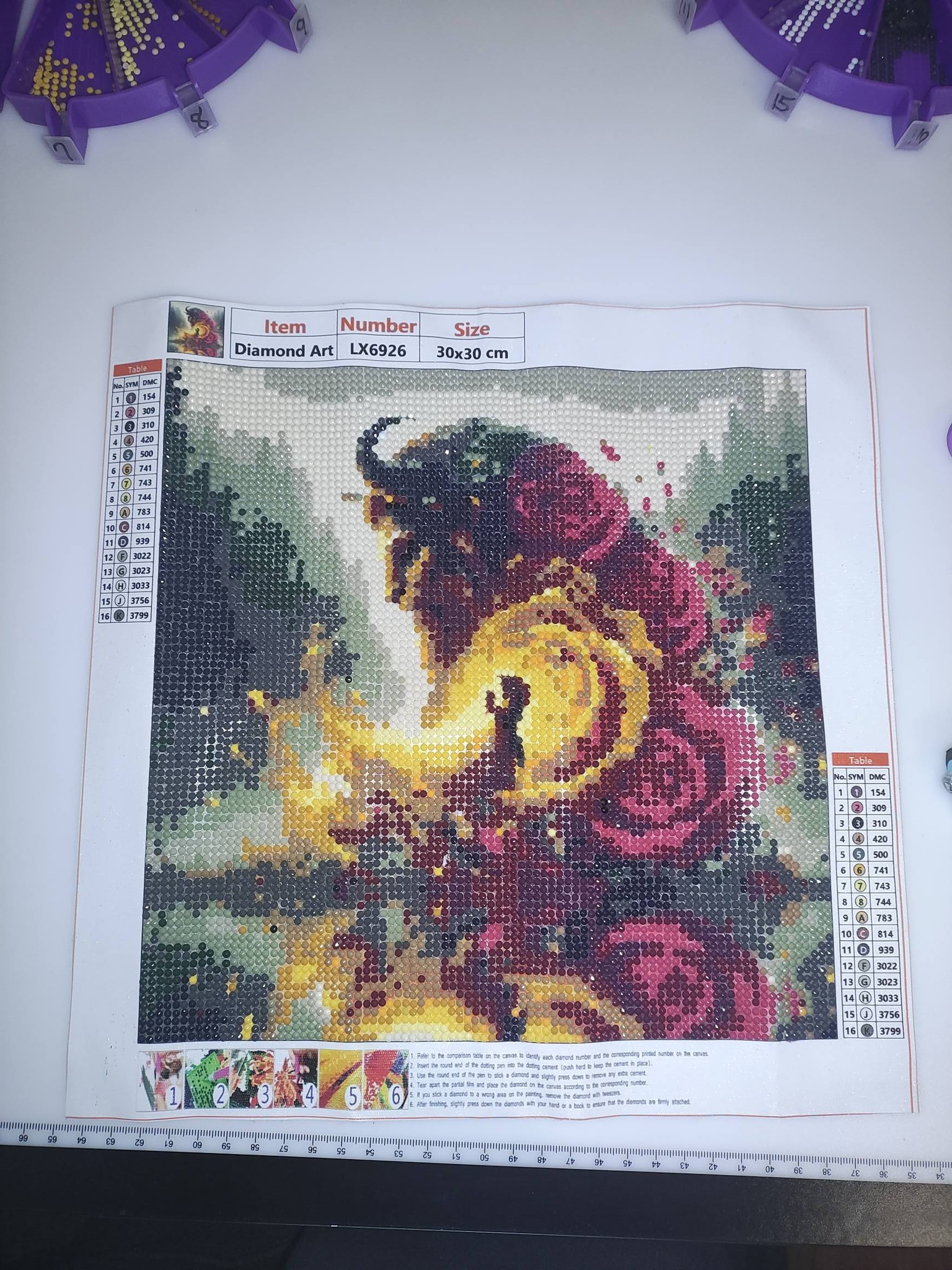 Just finished yesterday Item Number Diamond Art LX6926 Size 30x30
