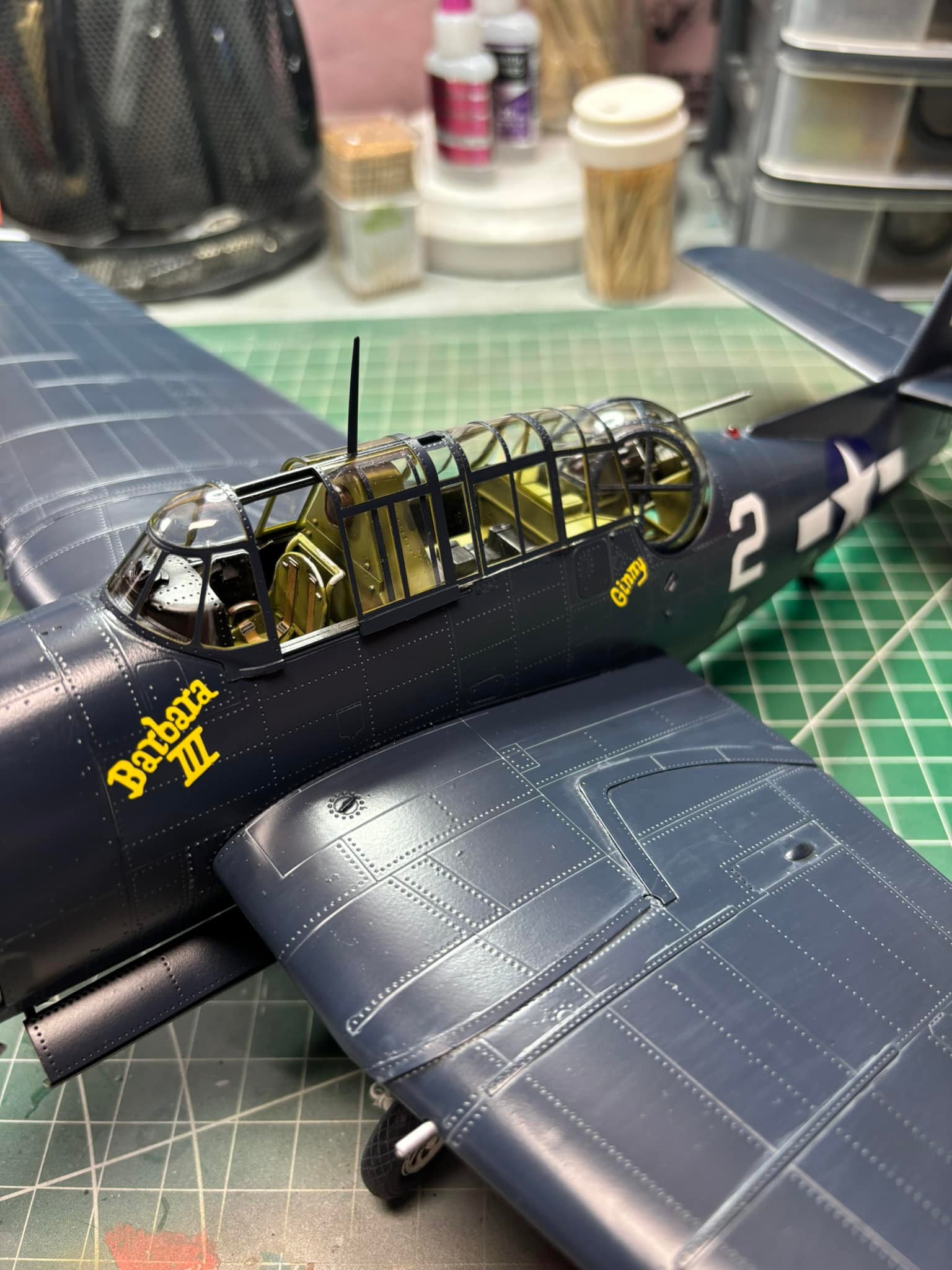 Trumpeter 1/32 TBM-3 Avenger model kit review