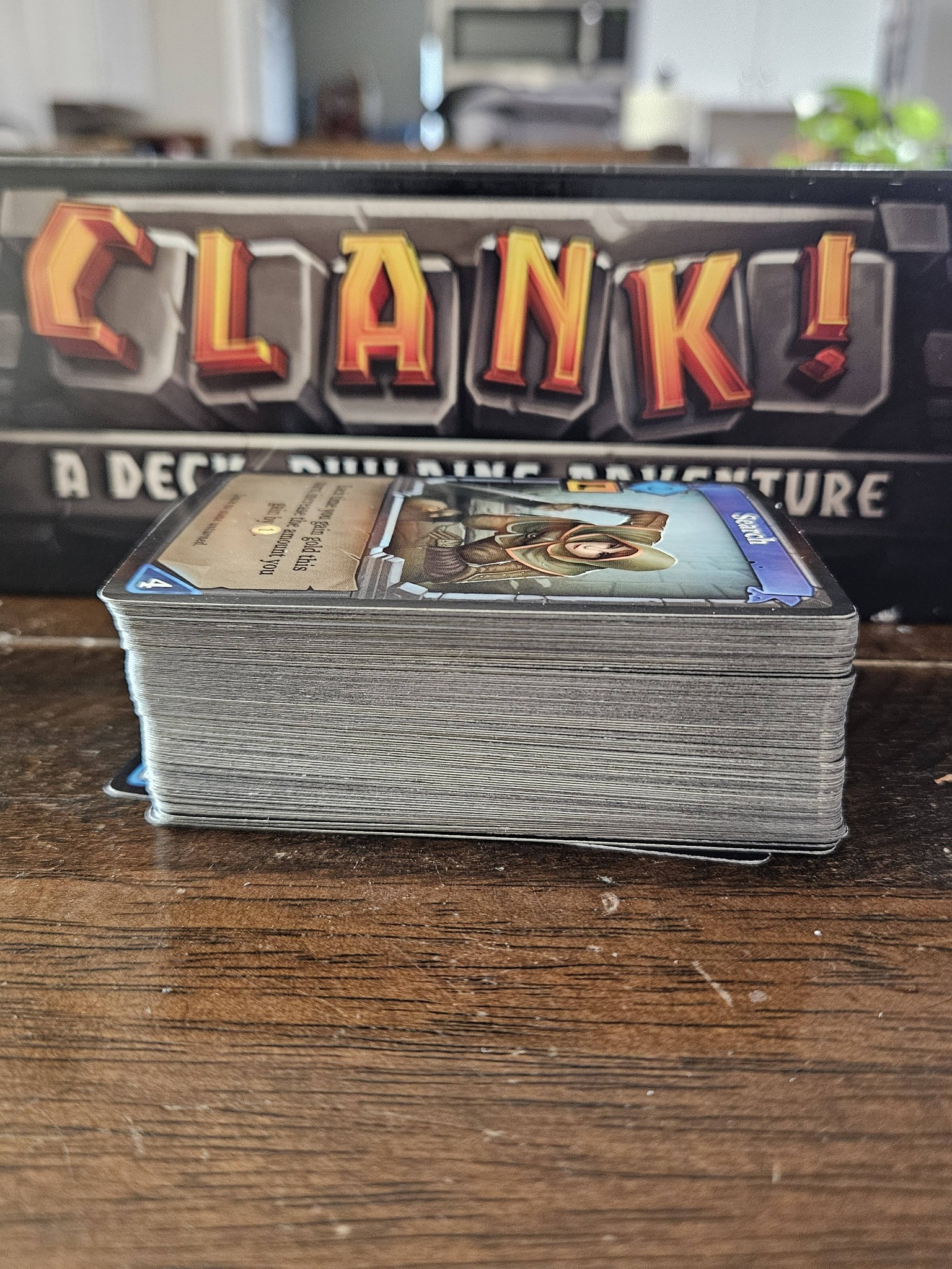 card sleeves for clank Clank! Logo: Clank! Premium (100) Catacombs cards in style with Dire Wolf Digitals premium card sleeves Clank! Catacombs Premium Card Sleeves