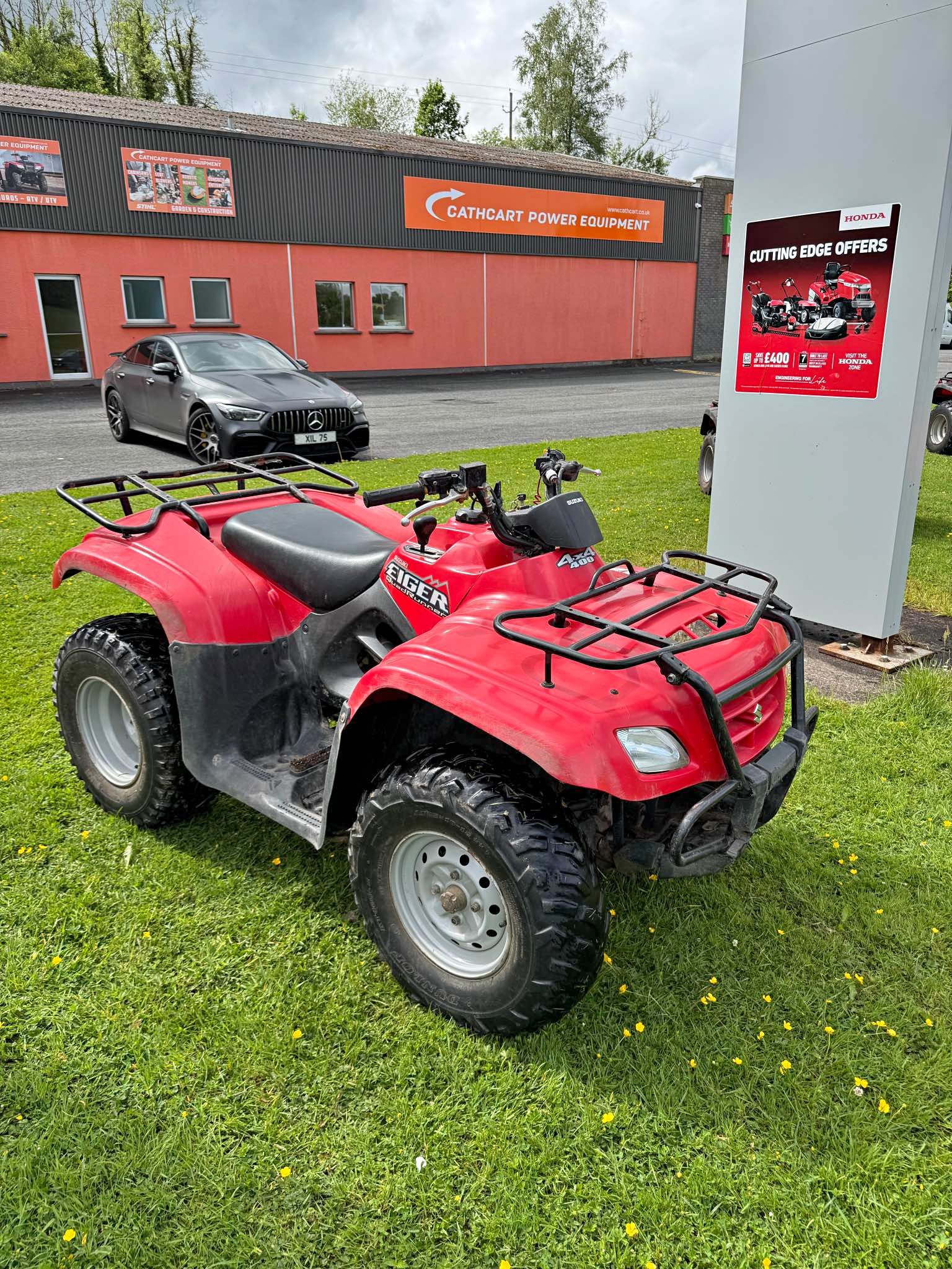 EliteShield Olive ATV Storage Cover – Fits Suzuki Eiger 400 – Universal Polyester Cover 2 thumbnail image