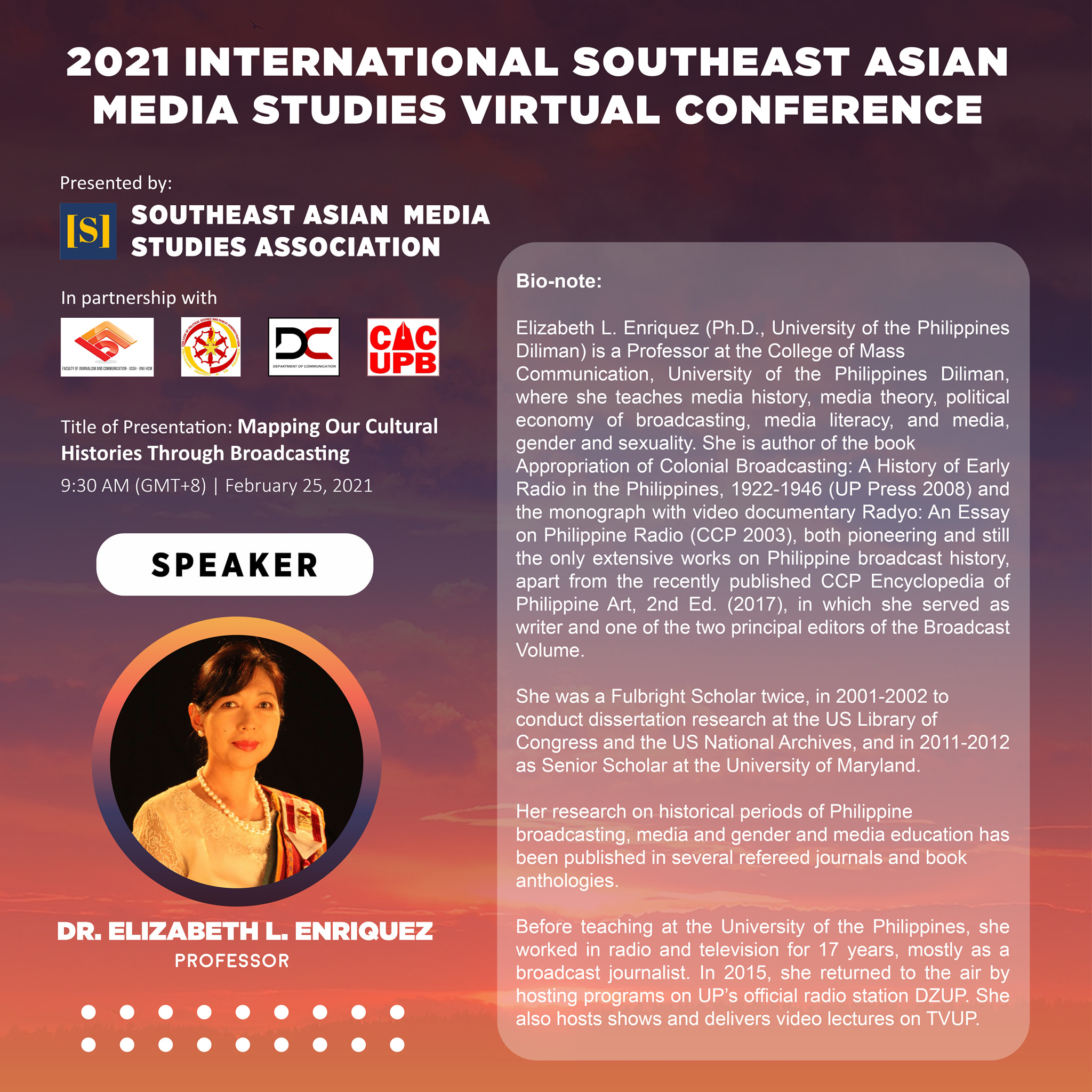 Get to know... - Southeast Asian Media Studies Association