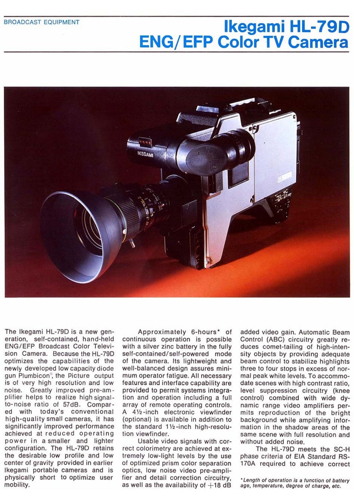 Ikegami HL-79E 取説 Hello! I hope you are all doing well. I have great news for