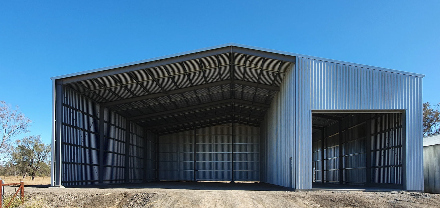Steelforce Buildings - Mungindi Shed constructed mid 2020 on a cattle ...