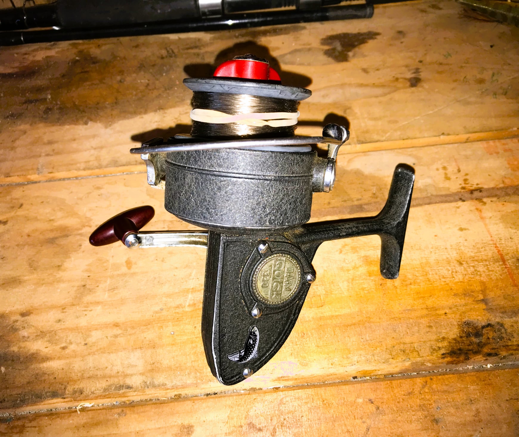 bronz fly reel Orvis Battenkill Click-and-Pawl Bronze S24 Clear and Red. Color:Arctic Blast Atlas Mike's Super Soft