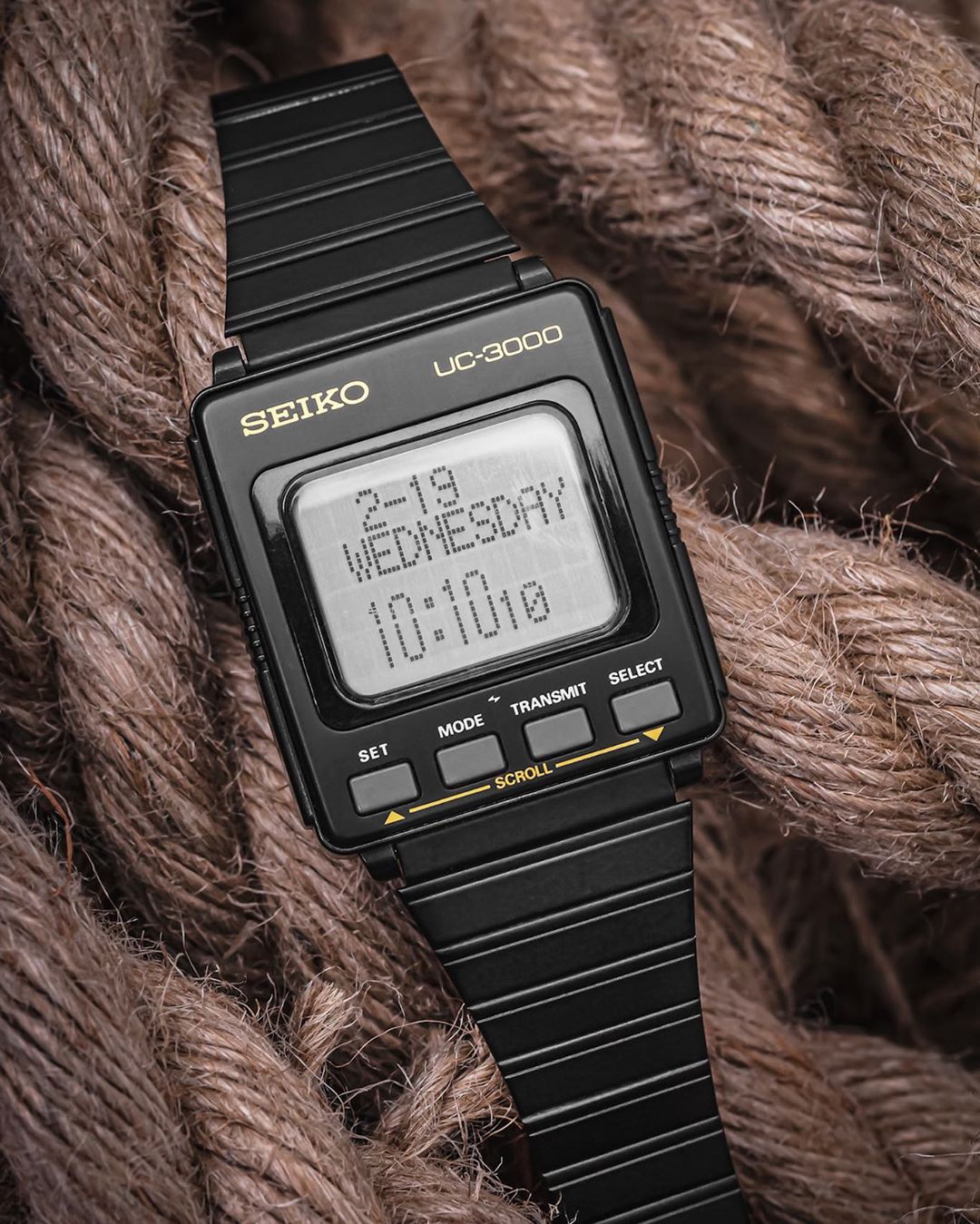 Seiko UC-2000 wearable computer watch from 1984