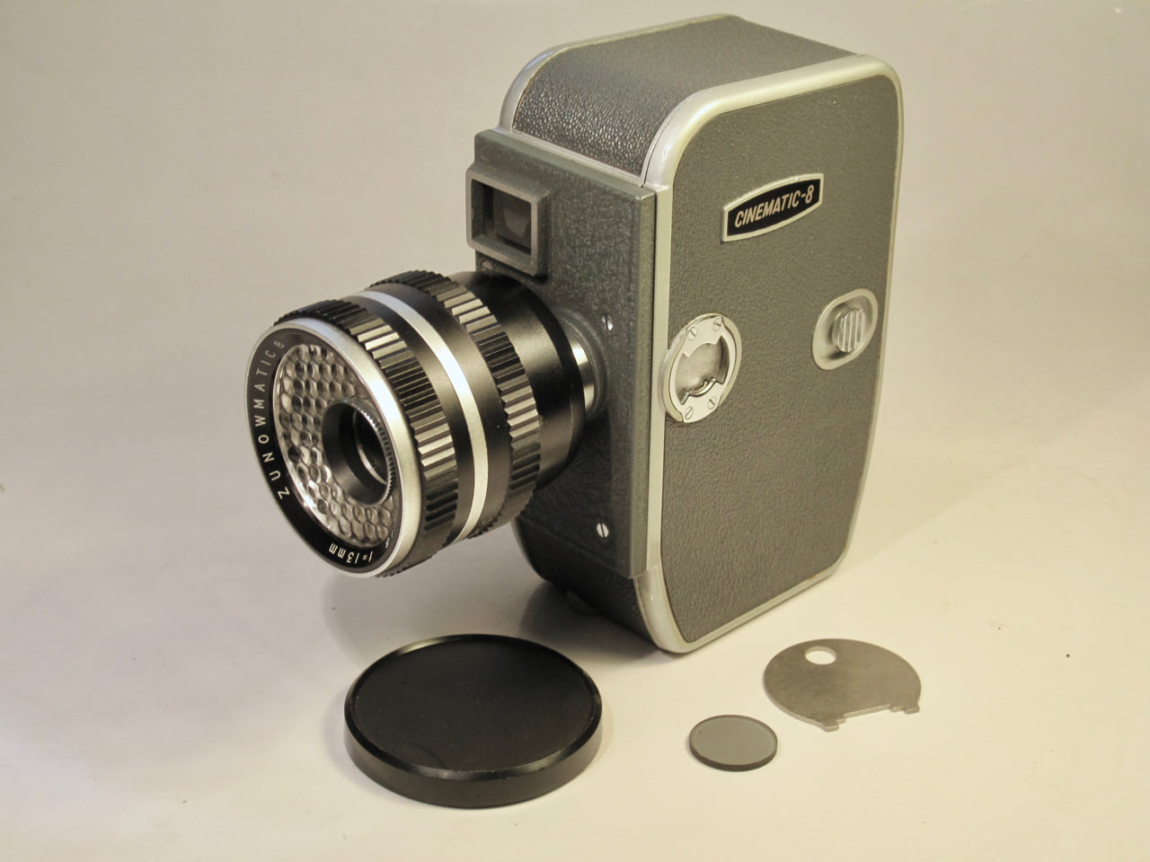 Cinemax-8 camera with Cine-Nikkor 13mm f1.9 lens