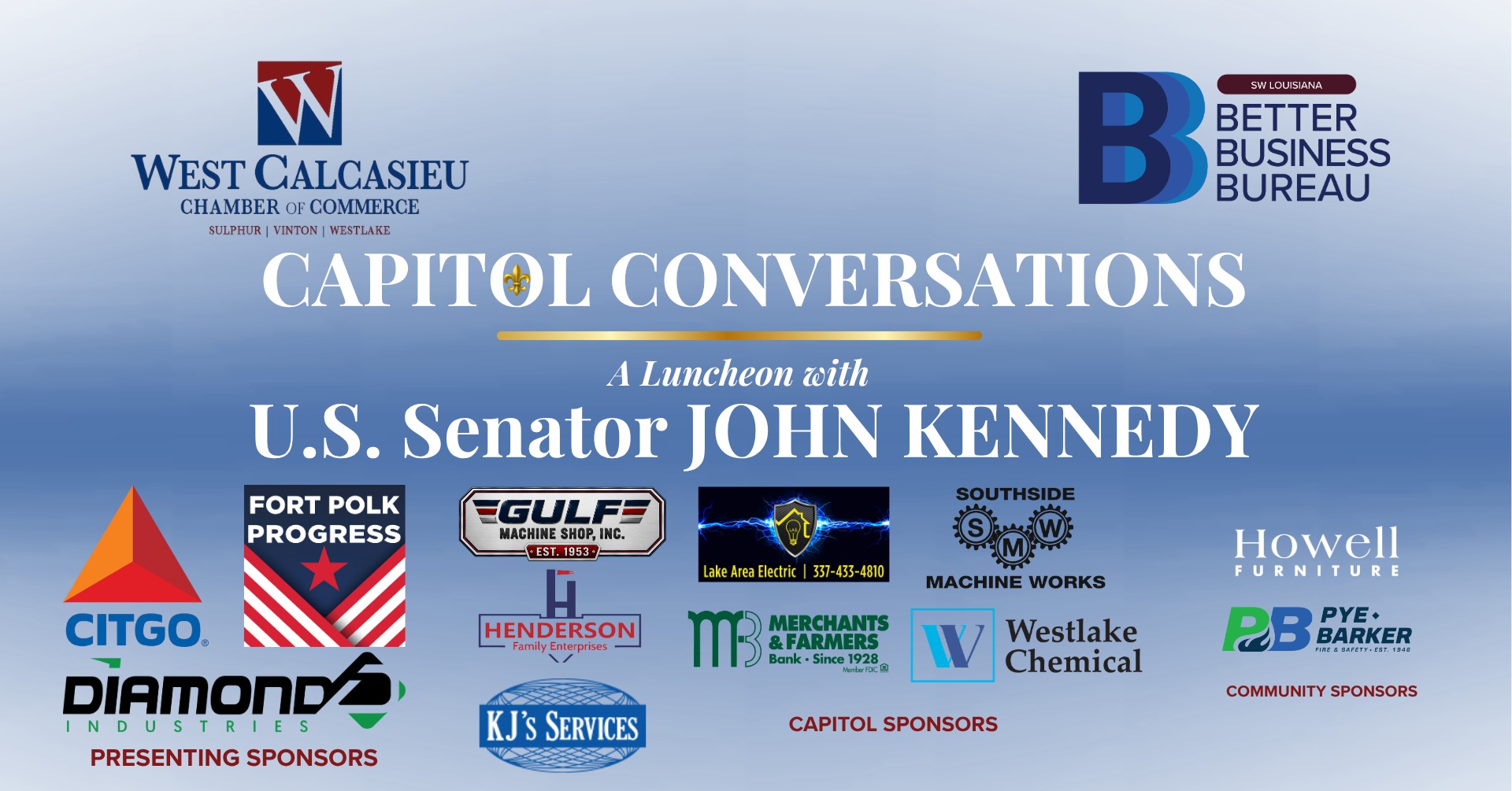 Capitol Conversations - A Luncheon with U.S. Senator John Kennedy