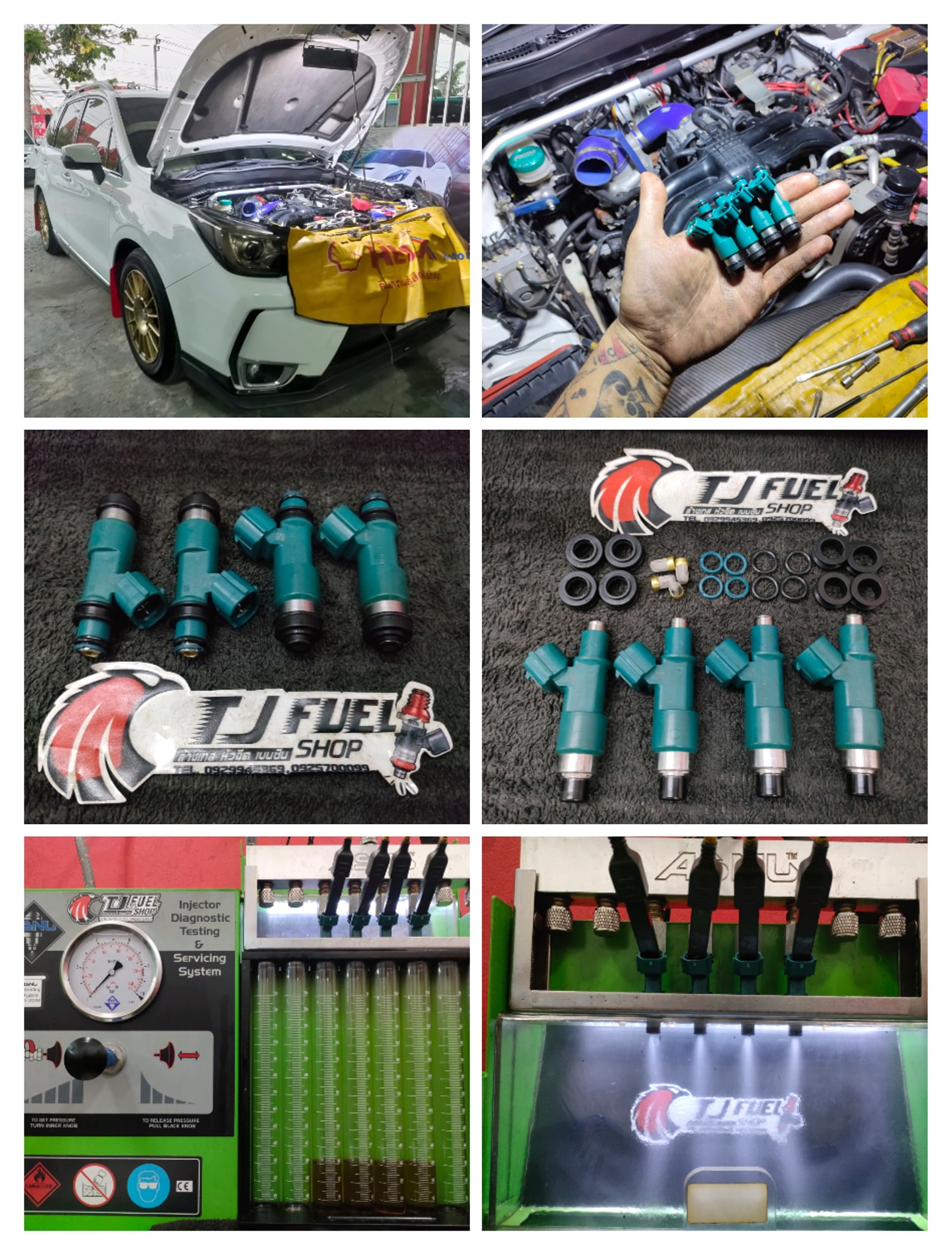 📌#ส่งงานครับ... - ล้างเทส หัวฉีด เบนชิน TJ Fuel Injector Shop