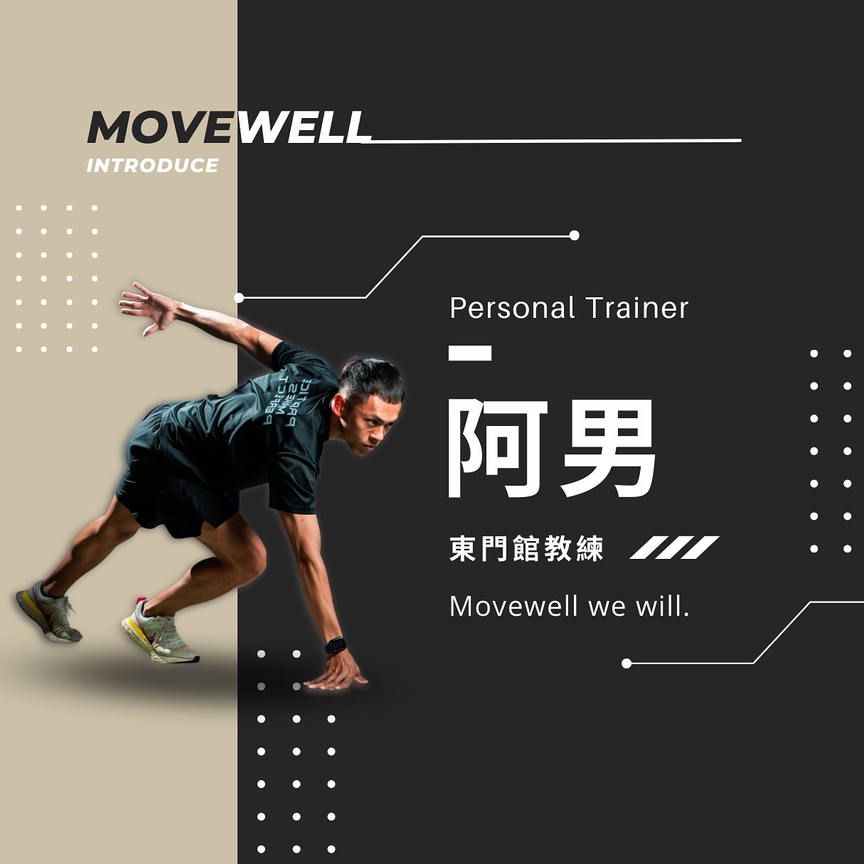 東門館專業教練團隊 閃亮登場 今天要介紹 #東門教練... - MoveWell-台南健身房動動好適能訓練中心-東門館