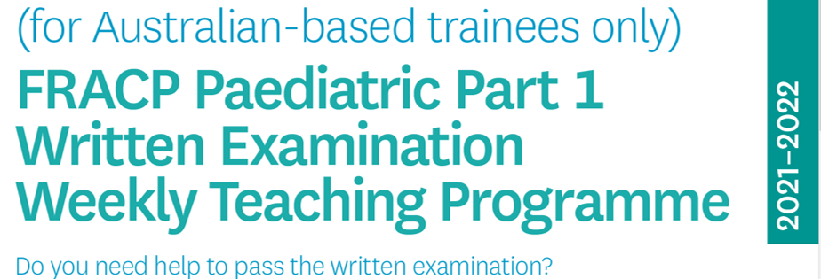 FRACP Paediatric Teaching