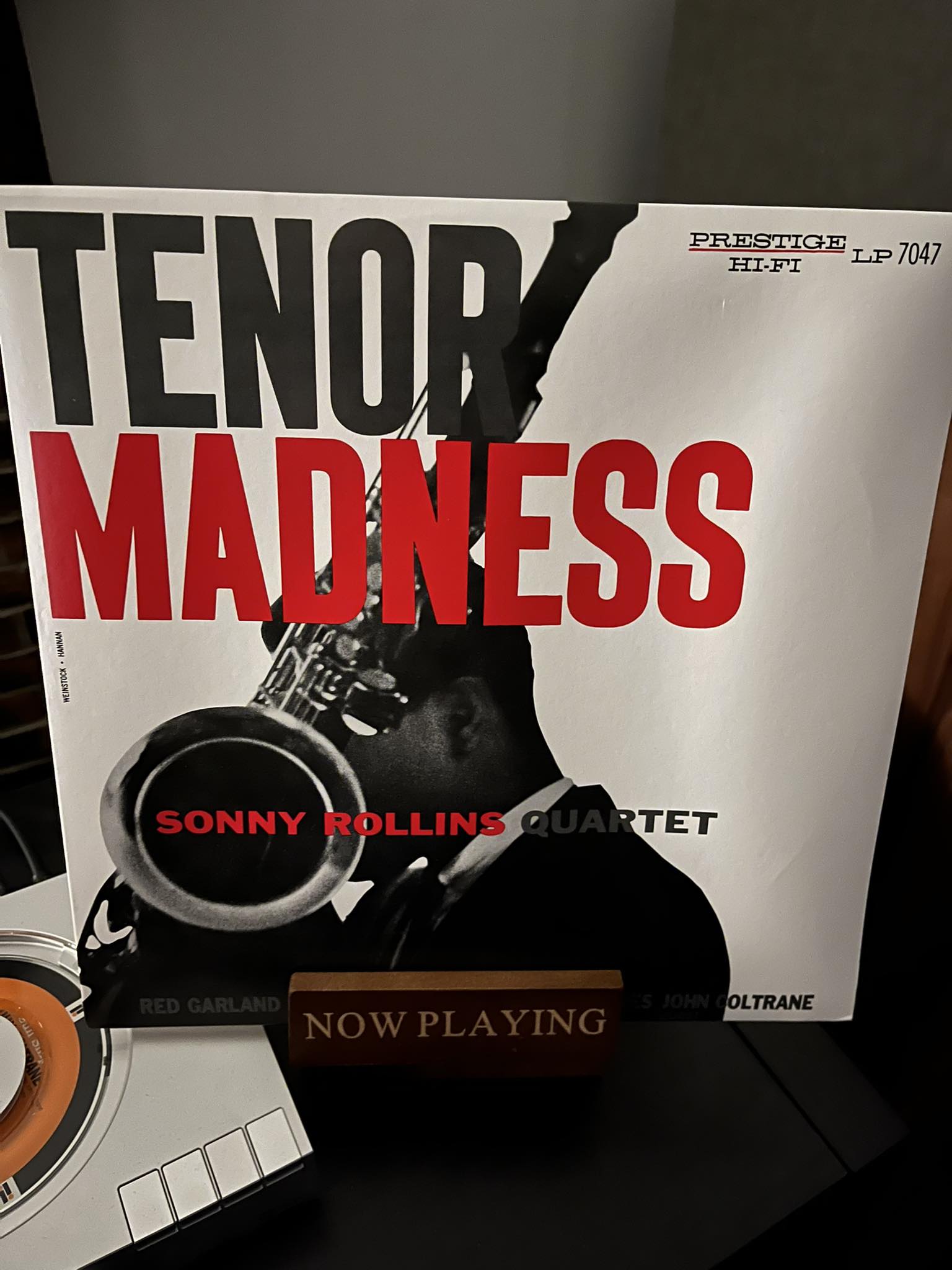 PRESTIGE HI-FI LP 7047 TENOR MADNESS SONNY SONNYROLLINS ROLLINS 
