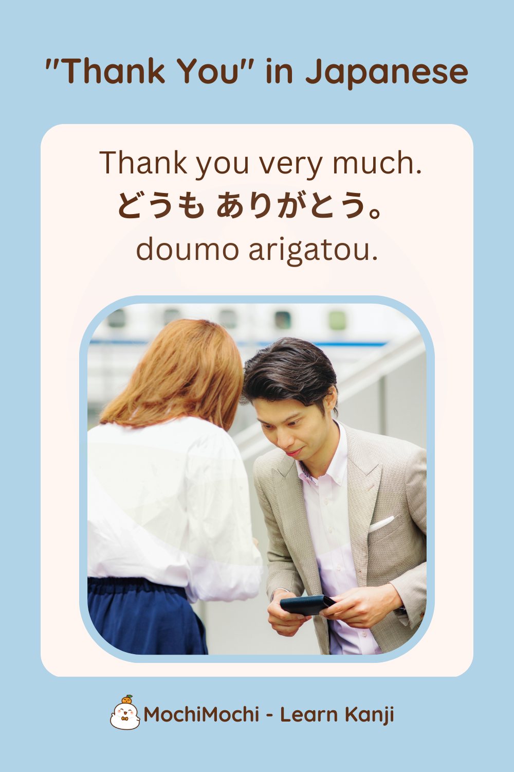 The art of saying thank you in Japan