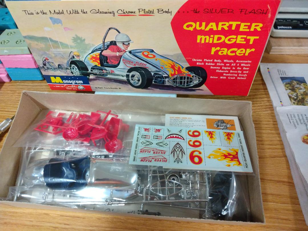Minic Motorways slot car system. A Tri-ang product that entered