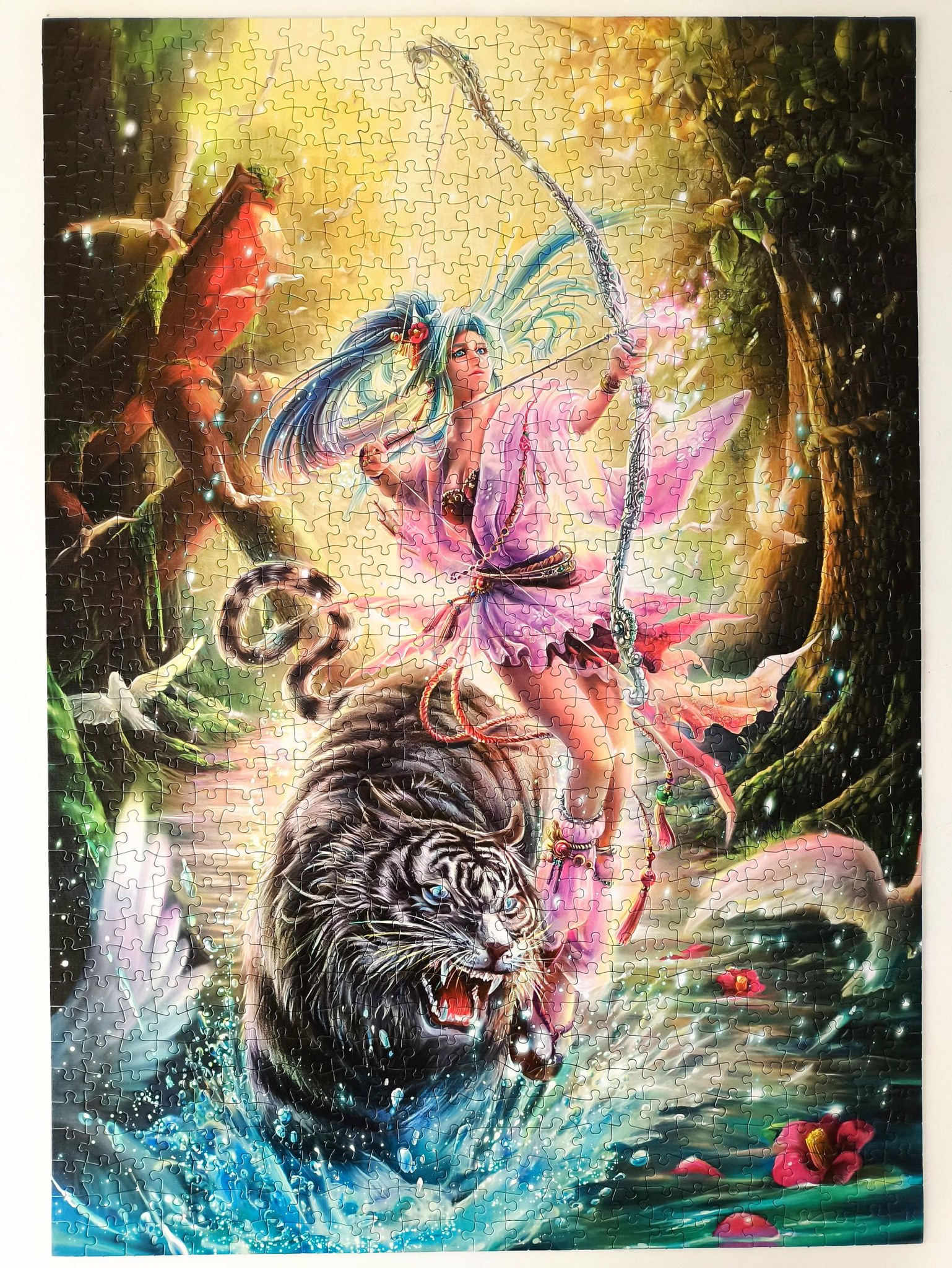 Night time warrior' by Kazuha Fukami, Schmidt 1000 pc.