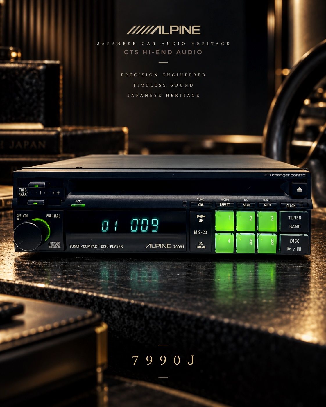 🏮Alpine CDA 7892J Hi-end CD Head Unit Brand year 2003👍