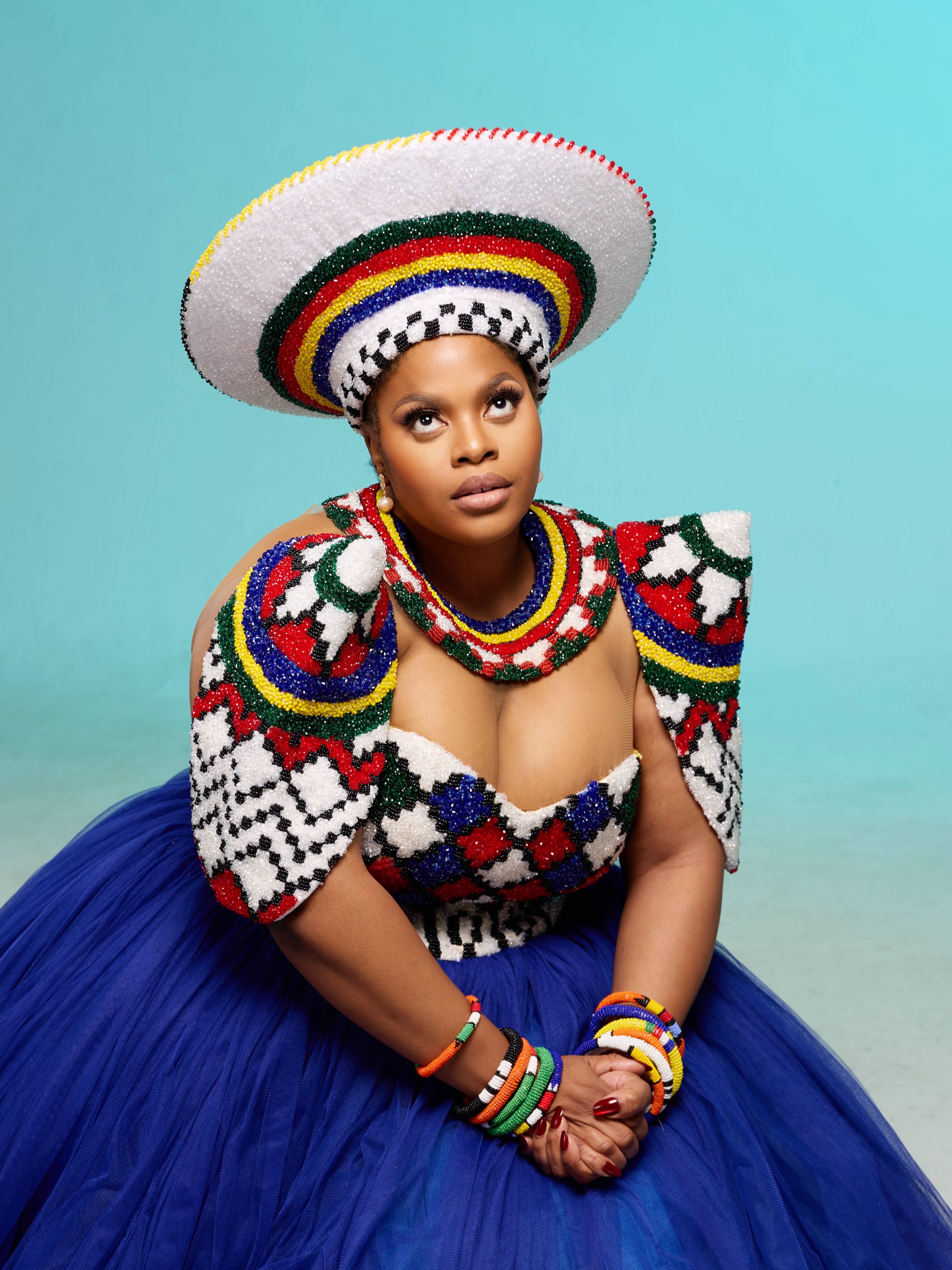 black dress with african beads Beaded luxury by Bayanda Khathini Colour:Pastels Jason Isbell - 