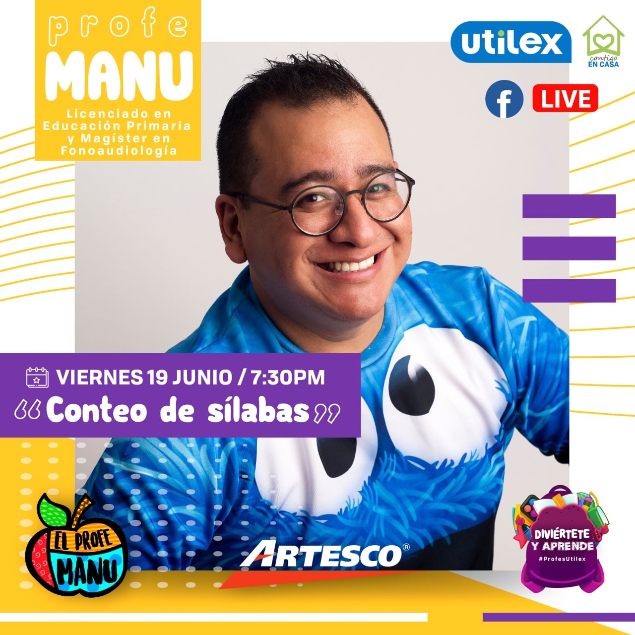 Utilex - ¡Diviértete y Aprende!😊Con Má de Artesco y El Profe Manu del # ...
