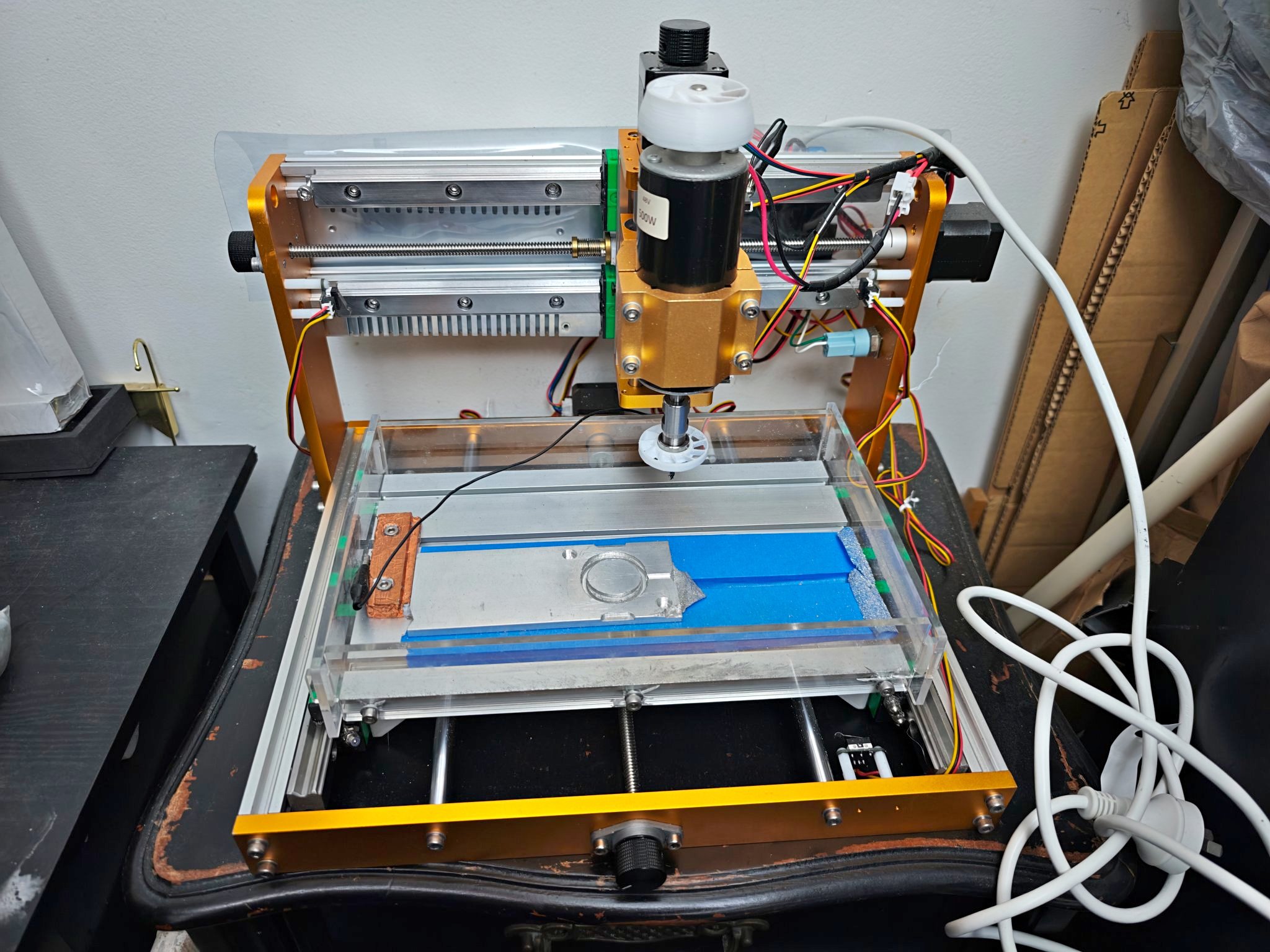 Upgraded 3018 PRO CNC Router - 500W Spindle, Linear Rails + Extras ...