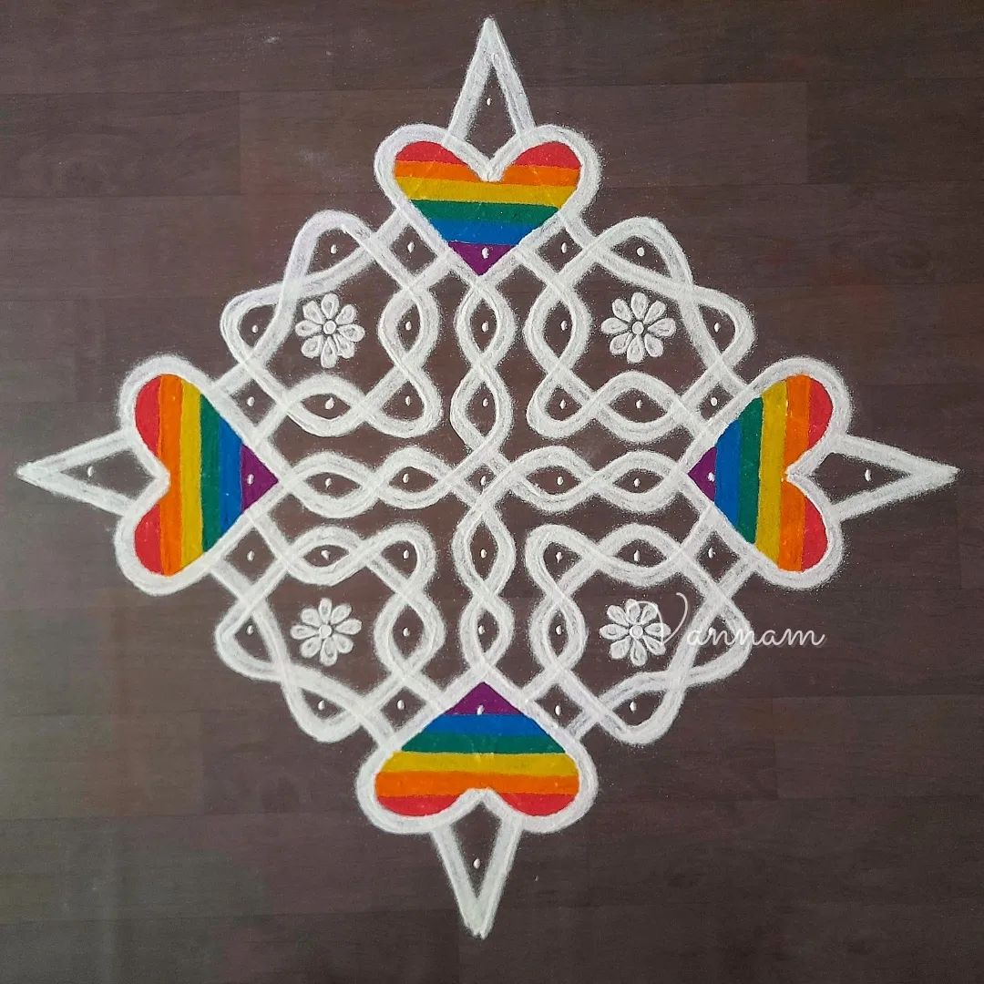 Vannam_rangoli - Happy Pride month, with a slightly...