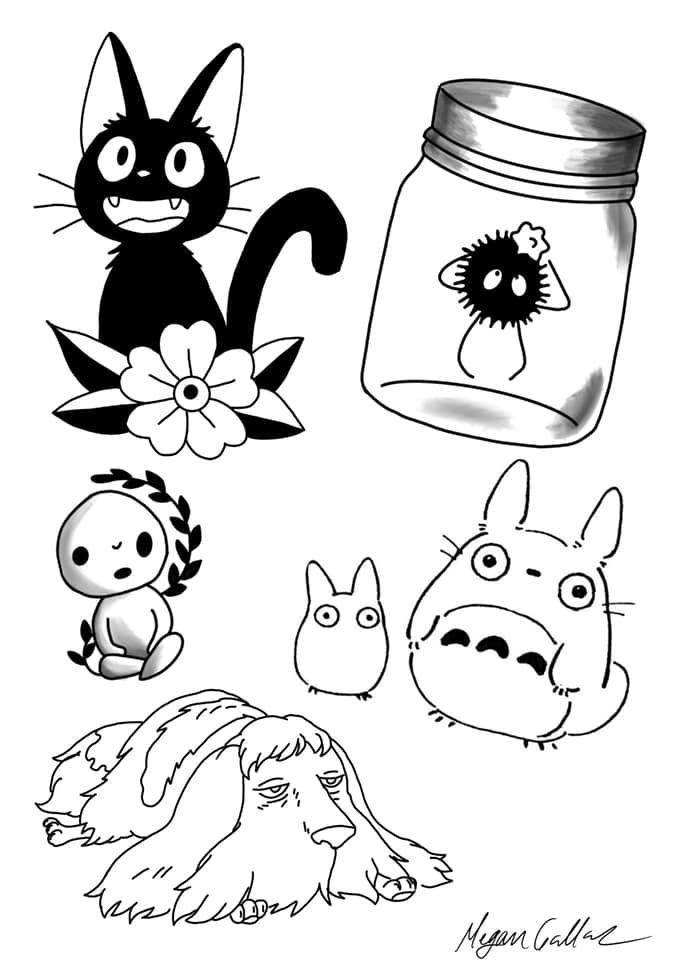 Cyclops Ink LLC - I have another Ghibli themed flash sheet...