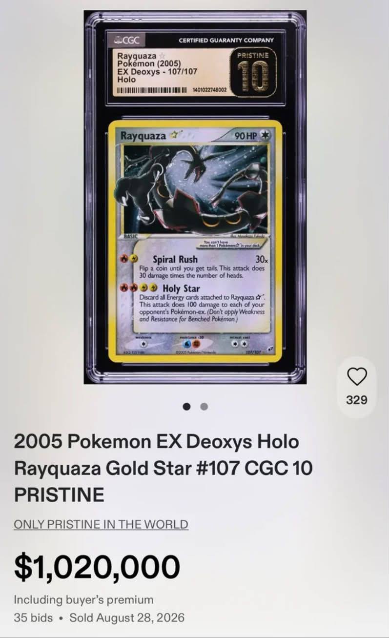 I was planning to collect CGC pristine 10 since they look cool and