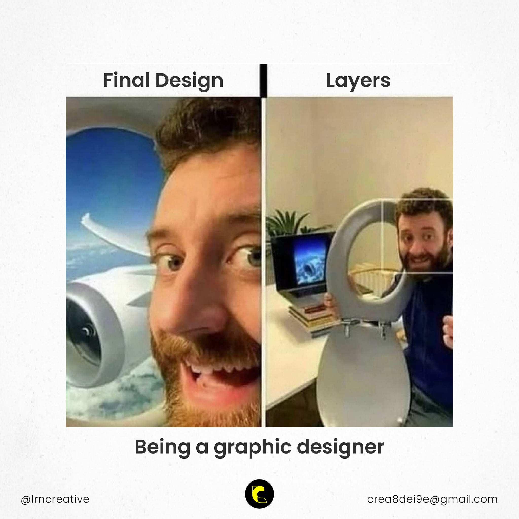 Learn - Final design vs layers Being a graphic designer, graphic ...