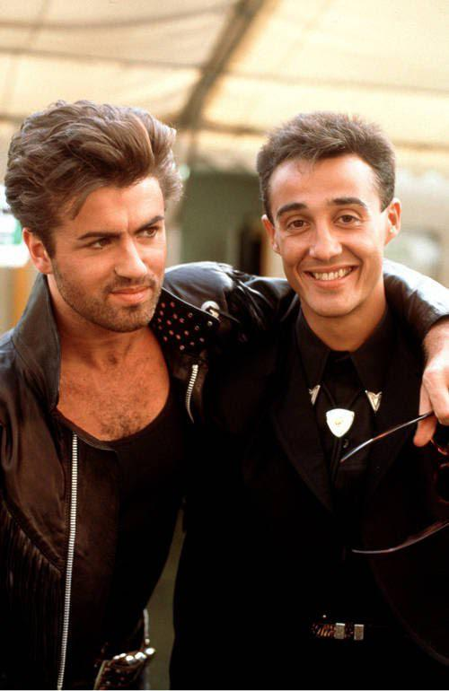 Wham!'s George Michael and Andrew Ridgeley during the duo's 10-day