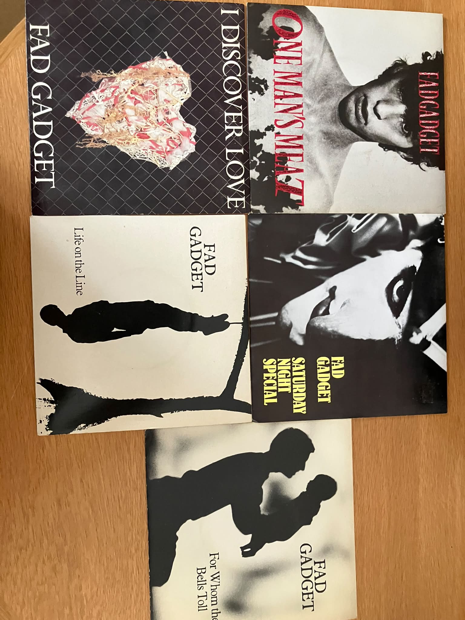 Fad Gadget singles collection including Life on the Line and For