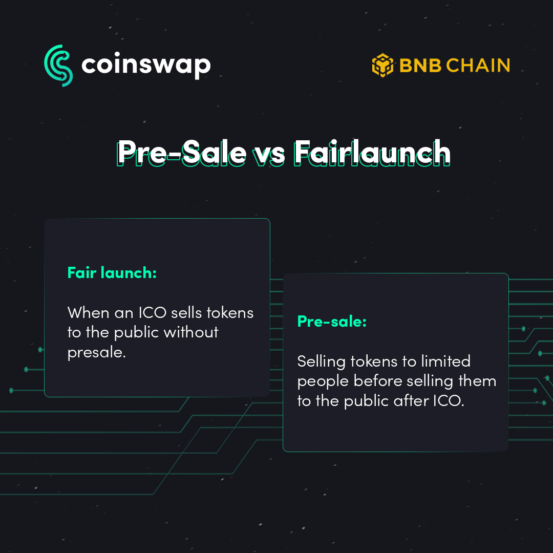 CoinSwap - 💡 When a new project launches a token, it is...